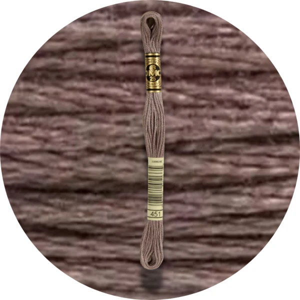 DMC Mouliné Spécial 25 Broderigarn, Ensfarvet, Neutrale nuancer